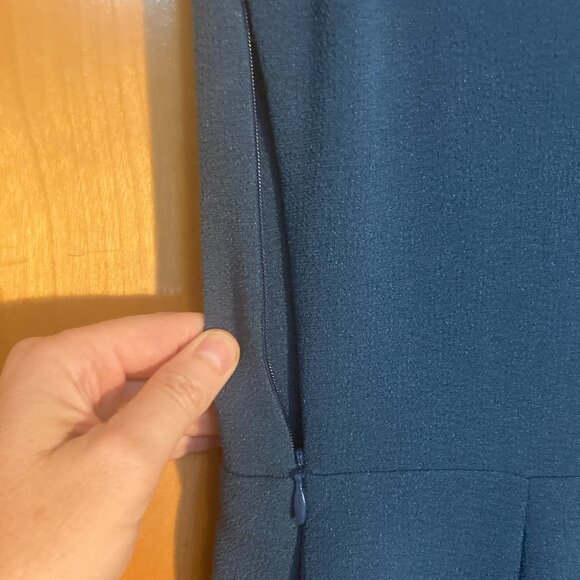 3.1 Phillip Lim Size 4 draped dress in peacock color (blue/green) - Picture 6 of 12